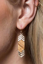 Chevron Natural Stone Earrings