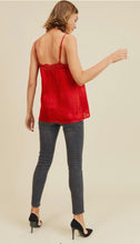 Red Lacy Tank