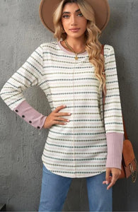 Striped Thermal Long Sleeve