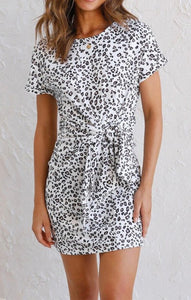 Leopard Twist Dress
