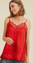 Red Lacy Tank
