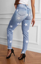 Rough Hem Star Jeans