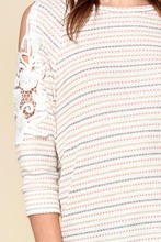 Subtle Stripe Crochet Sleeve