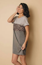 Leopard Tshirt Dress