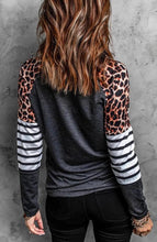 Leopard and Strip Color block
